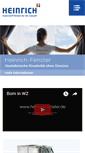 Mobile Screenshot of heinrich-fenster.de